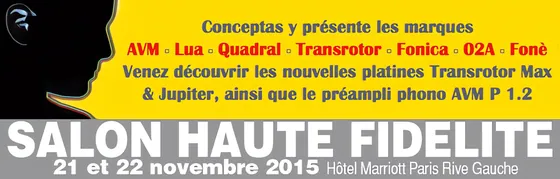 ConceptAs présent au Salon Haute Fidélité 2015