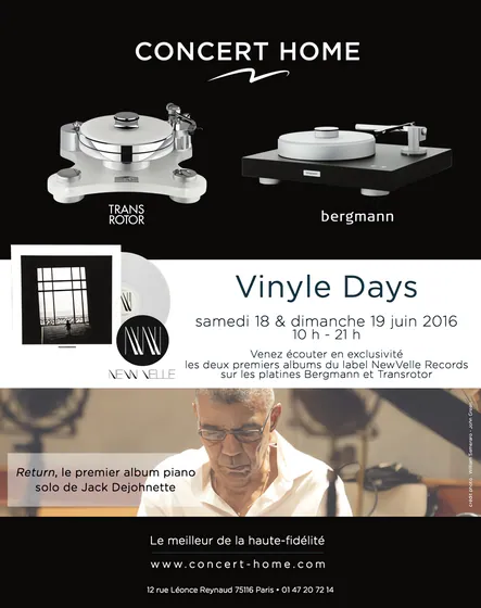 Les premiers Vinyl Days de Concert Home