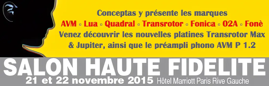 ConceptAs présent au Salon Haute Fidélité 2015