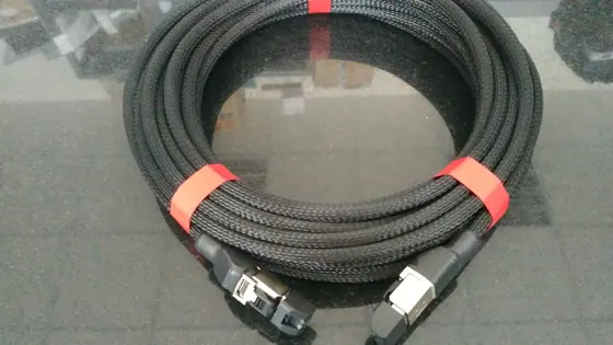 Câble haut-parleur O2A enroulé