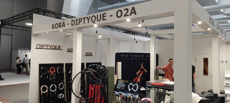 Vue d'ensemble du stand O2A
