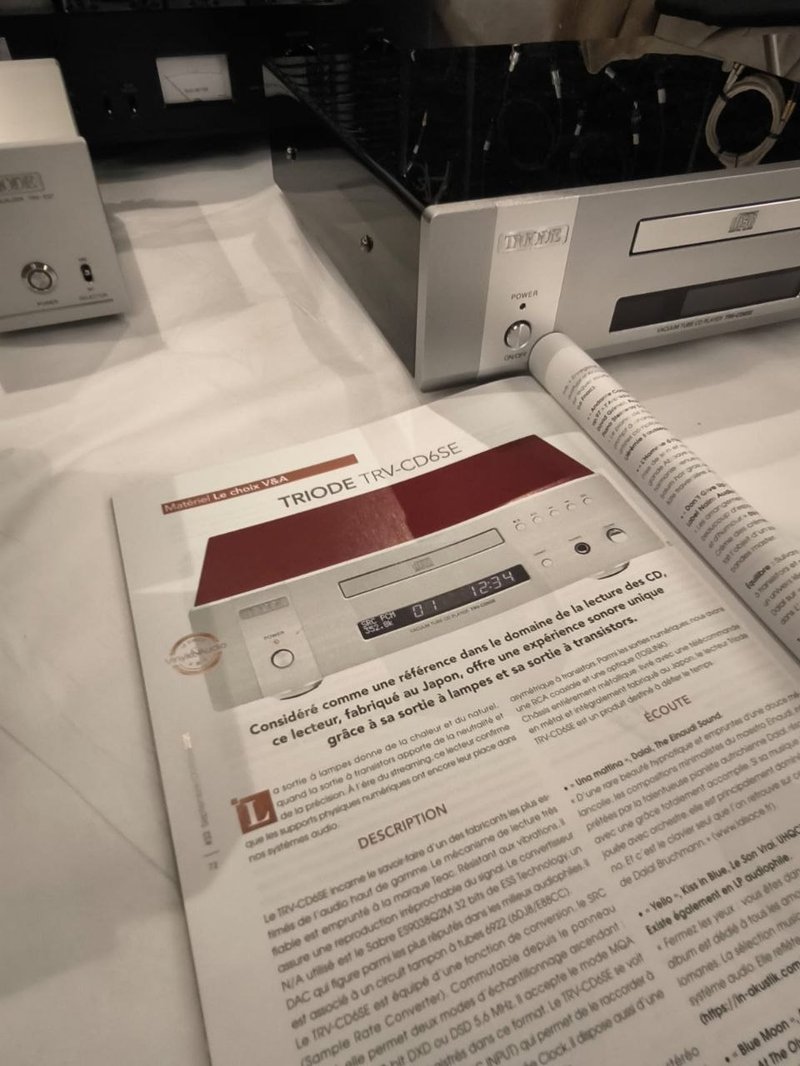Triode TRV-CD6SE lecteur CD à tubes au PAVS 2025