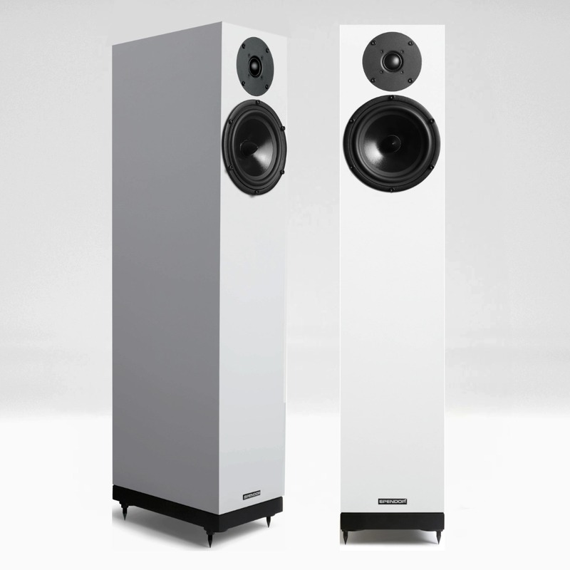 Spendor A7.2 — enceinte colonne en blanc satiné